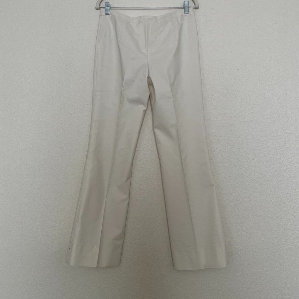Escada Women's  Wide Cream Trousers Size 4 - Picture 2 of 12